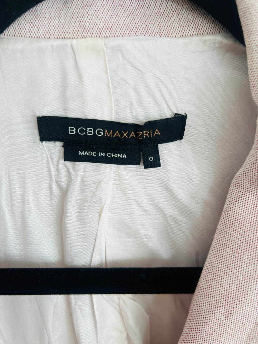 🩰🐷Y2K BCBGMAXAZRIA BLUSH FRINGE TRIM W/FLORAL DETAIL🐷🩰 - Picture 5 of 6
